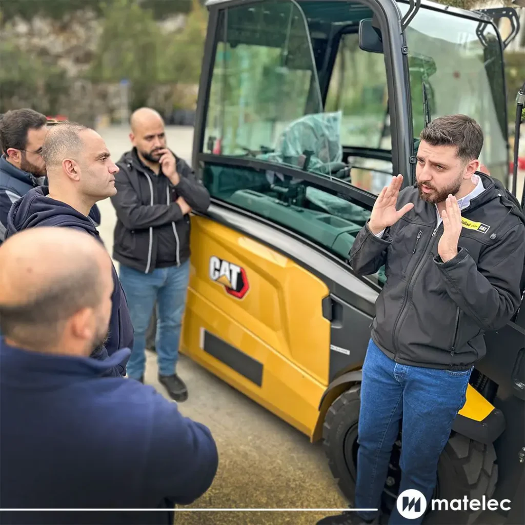 Matelec Leads the Way in Sustainable Operations with Lebanons First CAT EP50N Electric Forklift 2