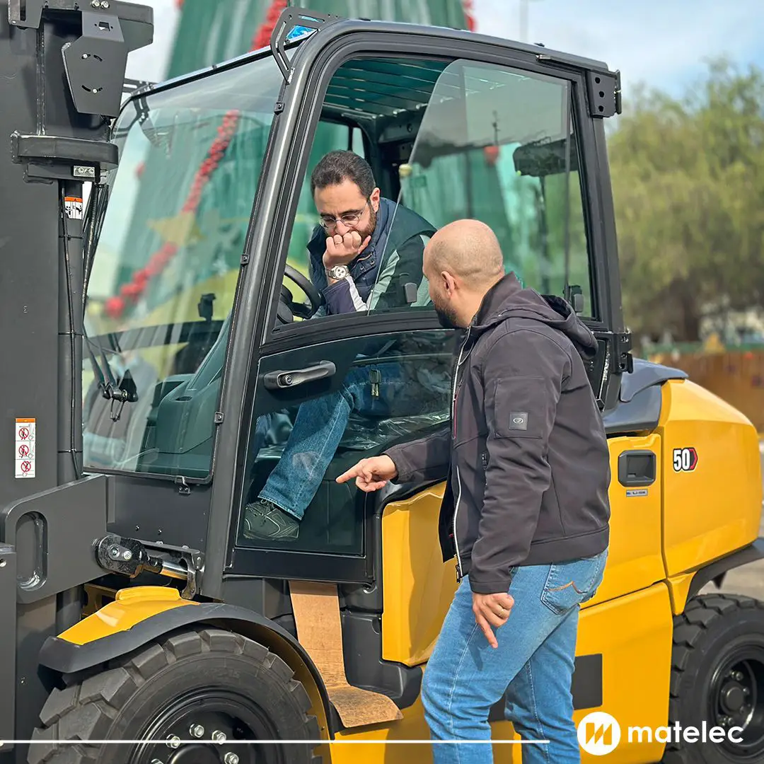 Matelec Leads the Way in Sustainable Operations with Lebanons First CAT EP50N Electric Forklift 3