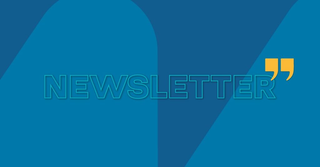 Welcome to our first Newsletter